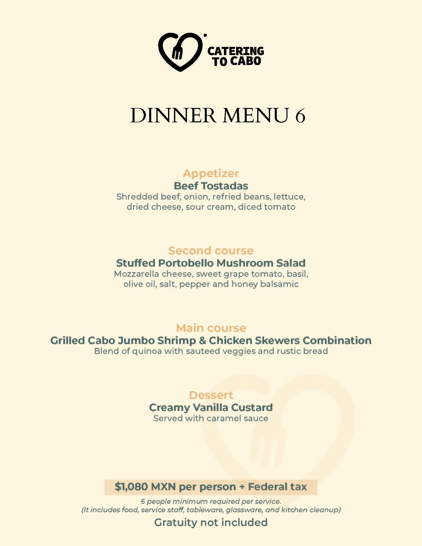 Catering to Cabo - Dinner 2025 página 6